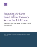 Cover: Projecting Air Force Rated Officer Inventory Across the Total Force - RAND