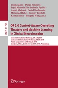 Cover: OR 2.0 Context-Aware Operating Theaters and Machine Learning in Clinical Neuroimaging - Springer