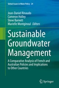 Cover: Sustainable Groundwater Management - Springer