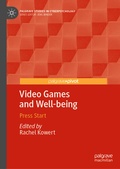 Cover: Video Games and Well-being - Palgrave Pivot