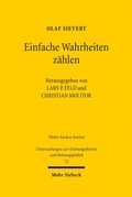 Cover: Einfache Wahrheiten z&auml;hlen - Mohr Siebeck