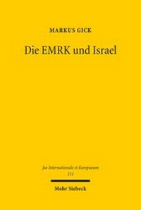 Bild: Die EMRK und Israel - Mohr Siebeck