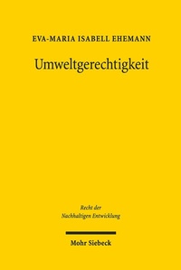 Abbildung von: Umweltgerechtigkeit - Mohr Siebeck