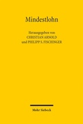 Cover: Mindestlohn - Mohr Siebeck