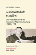 Cover: Marktwirtschaft schreiben - Mohr Siebeck