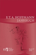 Cover: E.T.A. Hoffmann-Jahrbuch 2019 - Erich Schmidt Verlag