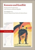 Cover: Konsens und Konflikt - Franz Steiner Verlag