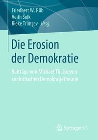Abbildung von: Die Erosion der Demokratie - Springer VS