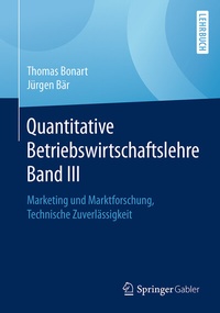 Abbildung von: Quantitative Betriebswirtschaftslehre Band III - Springer Gabler