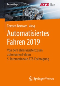 Abbildung von: Automatisiertes Fahren 2019 - Springer Vieweg
