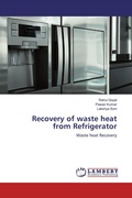 Cover: Recovery of waste heat from Refrigerator - LAP Lambert Academic Publishing