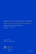 Cover: Rescue of Business in Europe - Oxford University Press