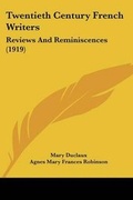 Cover: Twentieth Century French Writers - Kessinger Publishing