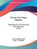 Cover: Twenty-Four Negro Melodies - Kessinger Publishing