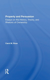 Enlarge image Cover: Property And Persuasion - Routledge