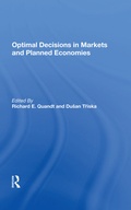 Cover: Optimal Decisions In Markets And Planned Economies - Routledge