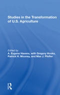Cover: Studies In The Transformation Of U.s. Agriculture - Routledge