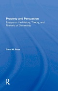 Cover: Property And Persuasion - Routledge