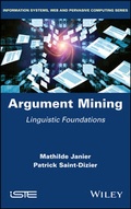 Cover: Argument Mining - Wiley-ISTE