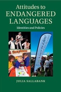 Cover: Attitudes to Endangered Languages - Cambridge University Press