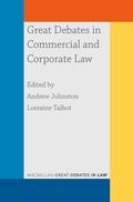 Cover: Great Debates in Commercial and Corporate Law - Red Globe Press