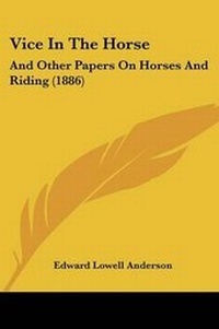 Enlarge image Cover: Vice In The Horse - Kessinger Publishing