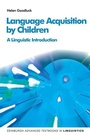 Cover: Language Acquisition by Children - Edinburgh University Press