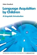 Cover: Language Acquisition by Children - Edinburgh University Press