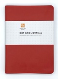 Cover: Dot Grid Journal - Ruby - Graphic Arts Books