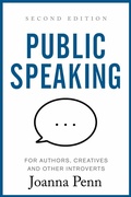 Cover: Public Speaking for Authors, Creatives and Other Introverts - Curl Up Press