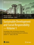 Cover: Sustainable Development and Social Responsibility-Volume 1 - Springer