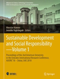 Enlarge image Cover: Sustainable Development and Social Responsibility-Volume 1 - Springer