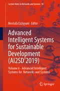 Cover: Advanced Intelligent Systems for Sustainable Development (AI2SD'2019) - Springer