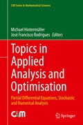 Cover: Topics in Applied Analysis and Optimisation - Springer