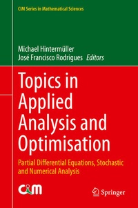 Enlarge image Cover: Topics in Applied Analysis and Optimisation - Springer