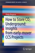 Cover: How to Store CO2 Underground: Insights from early-mover CCS Projects - Springer
