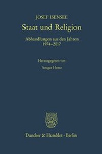 Abbildung von: Staat und Religion - Duncker & Humblot
