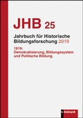 Cover: Jahrbuch f&uuml;r Historische Bildungsforschung Band 25 (2019) - Verlag Julius Klinkhardt