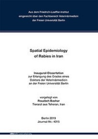 Abbildung von: Spatial Epidemiology of Rabies in Iran - Mensch & Buch