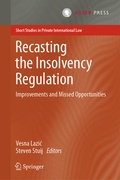 Cover: Recasting the Insolvency Regulation - T.M.C. Asser Press