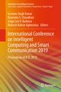Cover: International Conference on Intelligent Computing and Smart Communication 2019 - Springer