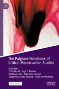 Cover: The Palgrave Handbook of Critical Menstruation Studies - Springer