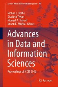 Enlarge image Cover: Advances in Data and Information Sciences - Springer
