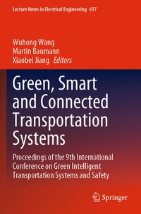 Enlarge image Cover: Green, Smart and Connected Transportation Systems - Springer