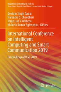 Enlarge image Cover: International Conference on Intelligent Computing and Smart Communication 2019 - Springer