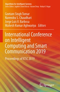 Enlarge image Cover: International Conference on Intelligent Computing and Smart Communication 2019 - Springer