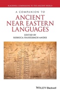 Cover: A Companion to Ancient Near Eastern Languages - Wiley