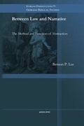 Cover: Between Law and Narrative - Gorgias Press