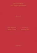 Cover: Revelation According to the Syriac Version with English Translation - Gorgias Press