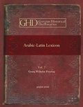 Cover: Arabic-Latin Lexicon (Vol 2) - Gorgias Press